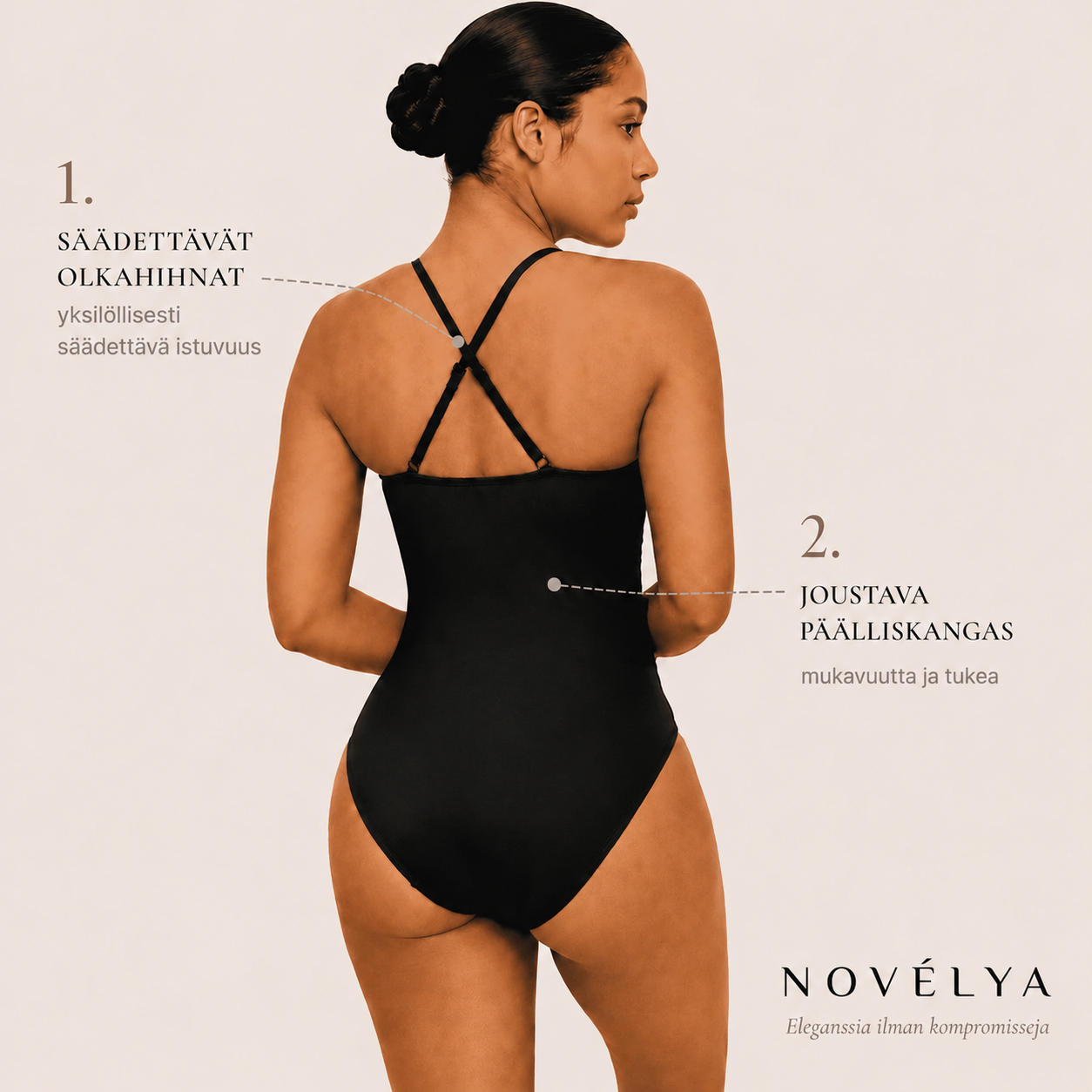 Novelya™ — Uimapuku, jossa tunnet olosi mukavaksi